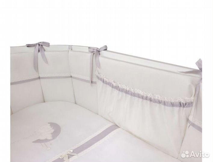 Бортики на кроватку прямоугольную или круглую