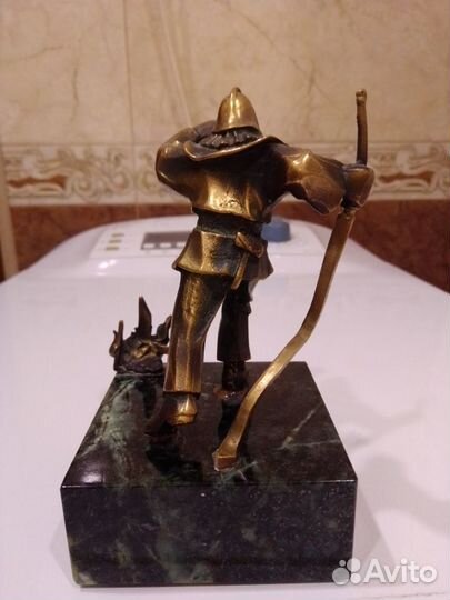 Статуэтка огнеборец (латунь)