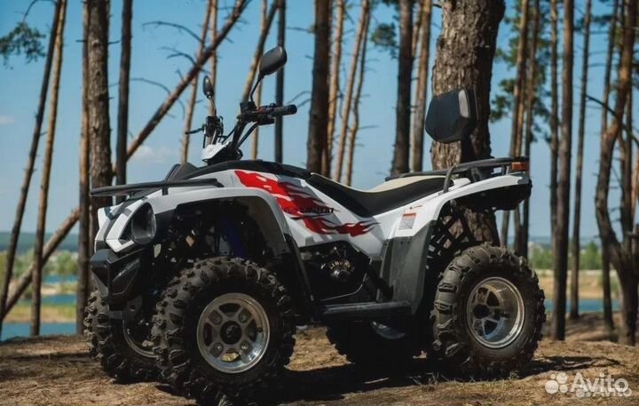 Квадроцикл Linhai Yamaha Z180 белый