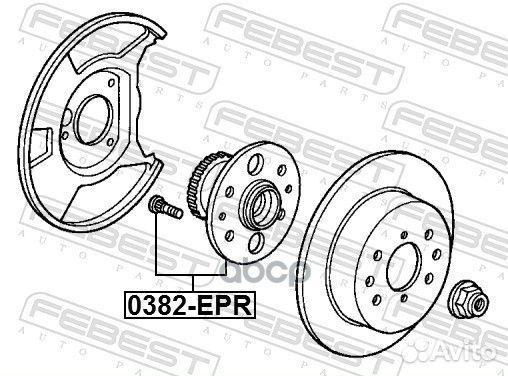 Ступица 0382-EPR 0382-EPR Febest