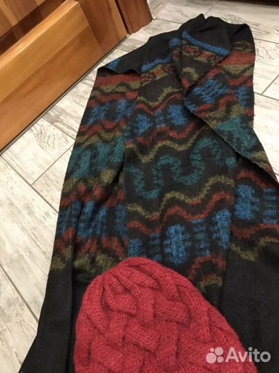 Шарф палантин теплый