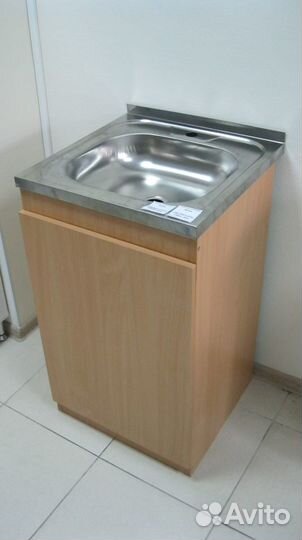 Кухонная мойка с тумбой 50х60 см. (новые)