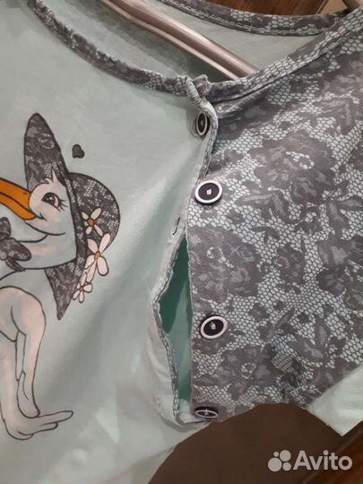 Халат и ночнушка в роддом и для кормления