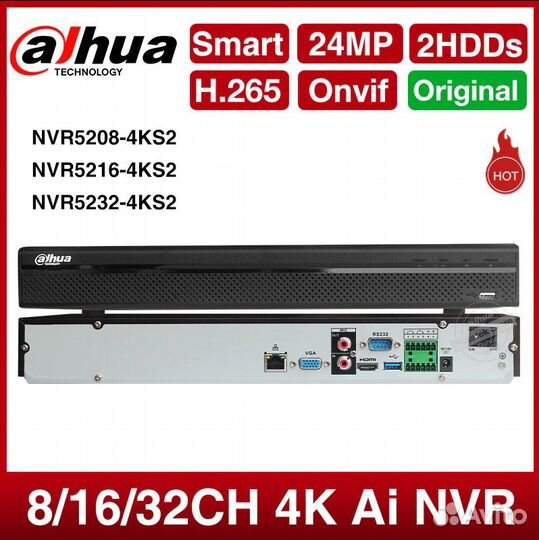 IP-видеонаблюдение 8Mp 5x Wi-Fi PTZ, 24Мр, IK-прож