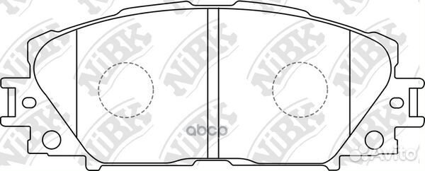 Колод. торм. диск. NiBK PN1508 PN1508 NiBK