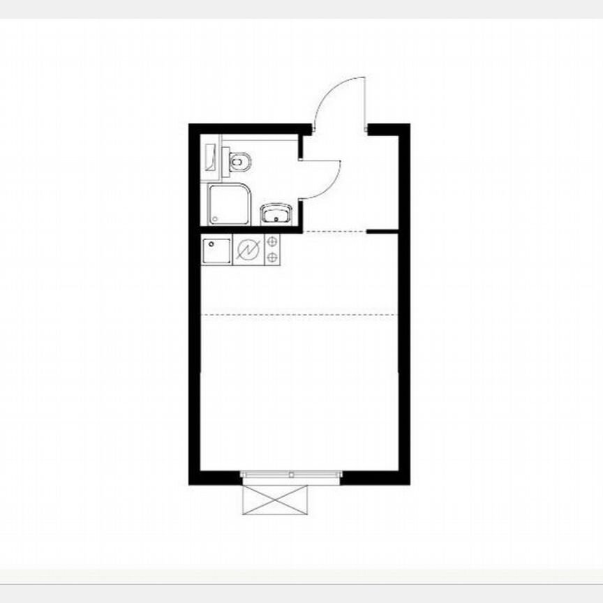 Квартира-студия, 21,8 м², 5/24 эт.