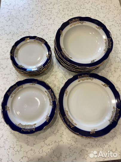 Набор тарелок СССР дулево