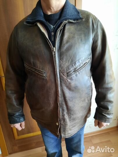 Куртка кожаная летная ввс СССР шевретка