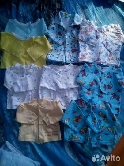 Пакет вещей на мальчика с рождения до 2 месяцев