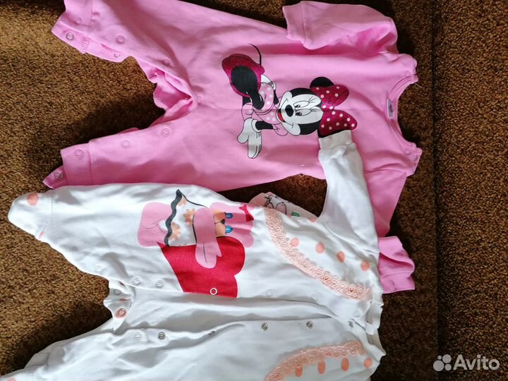 Детские вещи пакетом для девочки 62-68