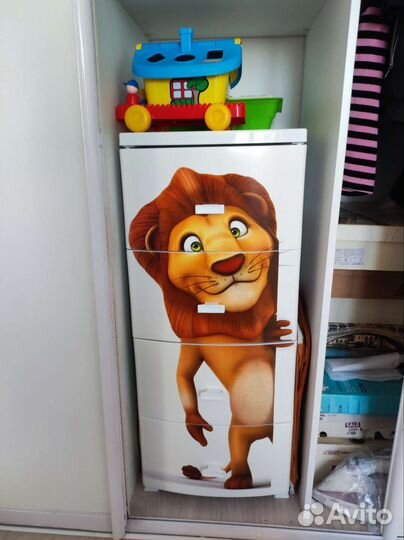 Детский пластиковый комод