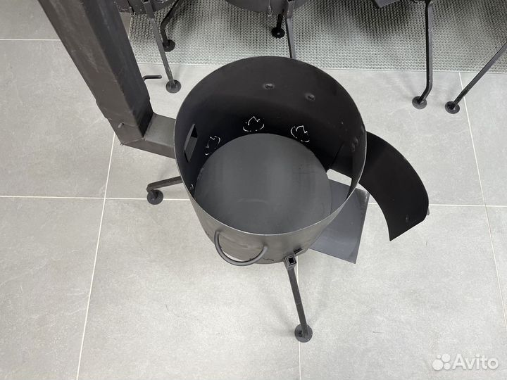 Печь (очаг) с трубой для казана 6-8 литров