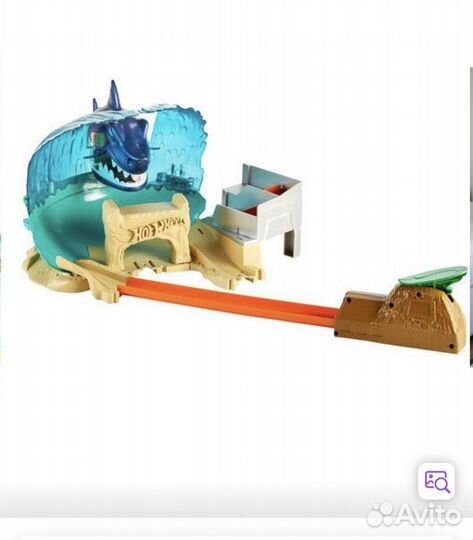 Hot wheels трек акула