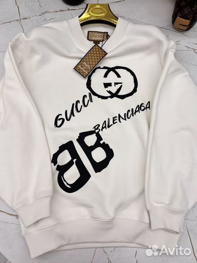 Свитошот gucci balenciaga