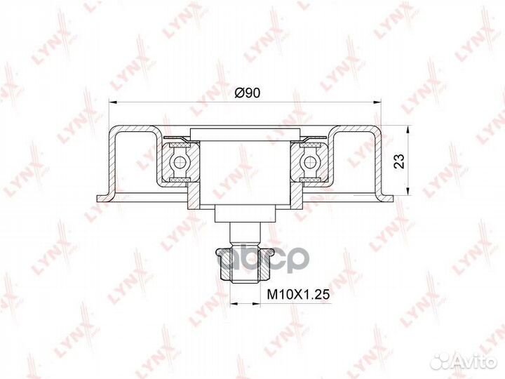 Ролик натяжной навесного оборудования PB5084 LY
