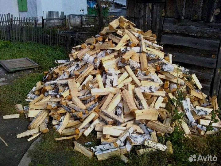 Дрова березовые. Колотые
