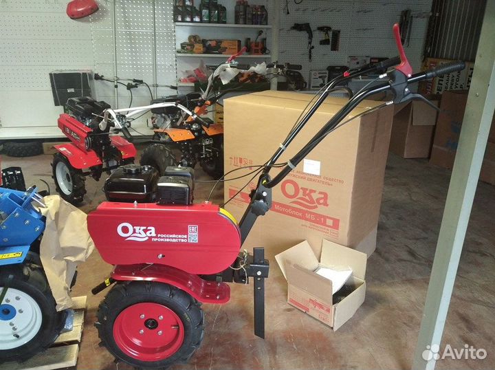 Мотоблок ока мб-1д2м10а с двигателем кадви 7,0 л.с