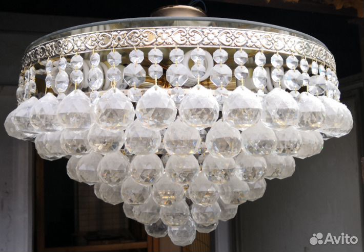 Люстры хрустальные (Чехия) б/у