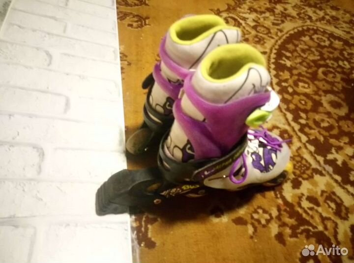 Роликовые коньки детские раздвижные