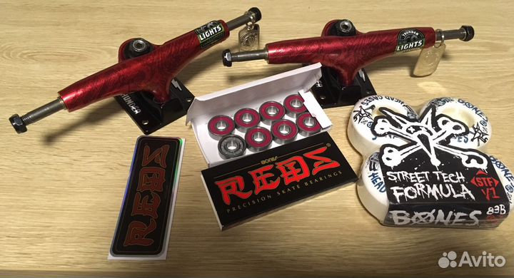 Подшипники для скейтборда лонгборда bones reds