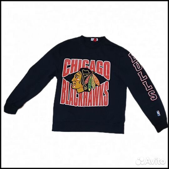 Свитшот Mitchell Ness - Chicago Hawks (оригинал)