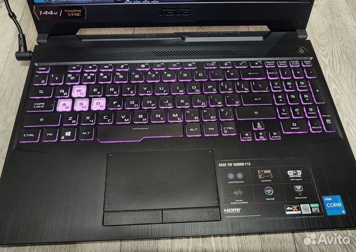 Asus tuf gaming RTX 3050/i5/16gb/SSD 512gb