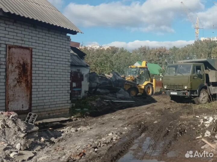 Расчистка участков, спил деревьев, демонтаж