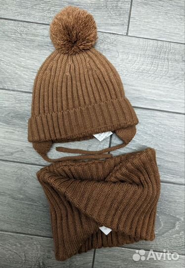 Шапка и снуд zara