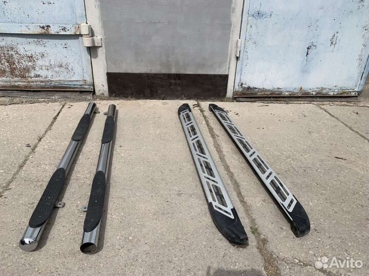 Подножки пороги универсальные для внедорожника VW