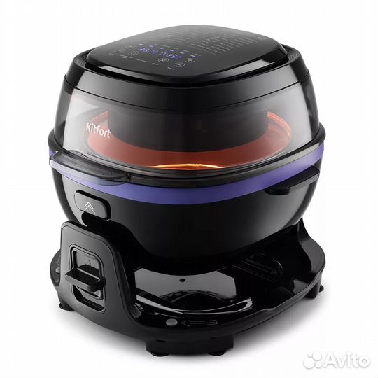 Аэрогриль Kitfort KT-2218-1, 1400Вт, черный