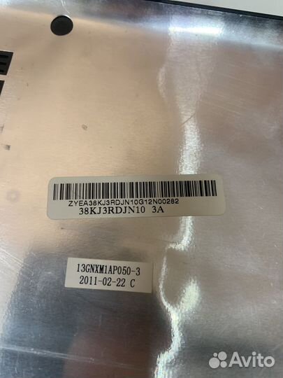 Сервисная крышка hdd ноутбука asus a52j