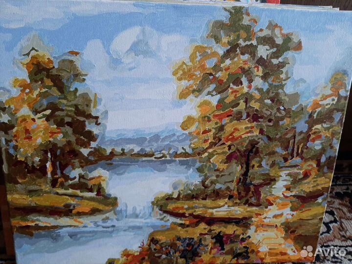 Картина по номерам новая