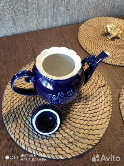 Чайник заварочный новый, фарфор. 1,7 литр