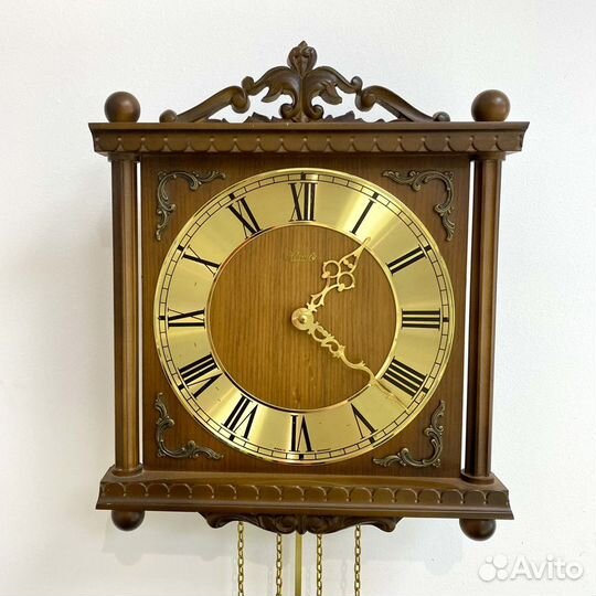 Деревянные настенные часы Hermle, Германия