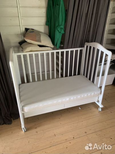 Детская кровать papaloni джованни с матрасом