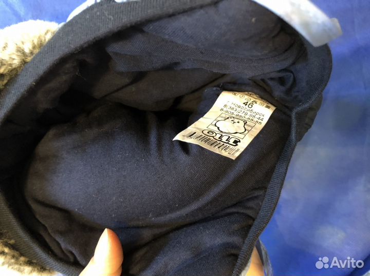 Шапка на мальчика зимняя тёплая