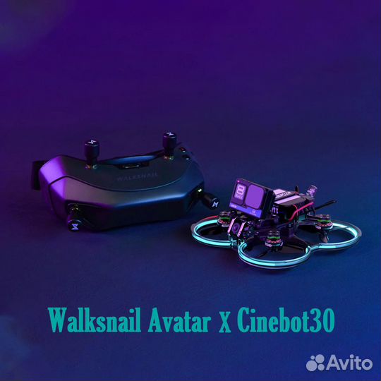 FPV комплект Walksnail avatar + GepRC Cinebot30 6S