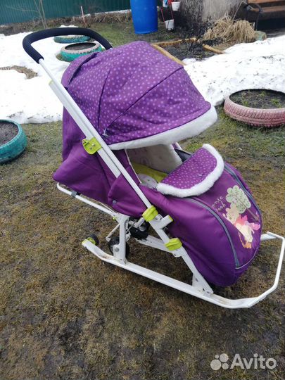 Коляска санки