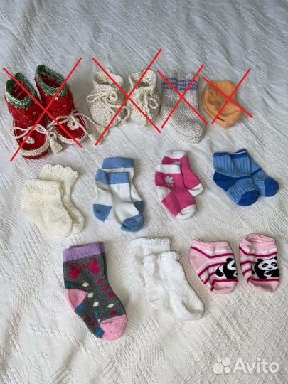 Носочки, пинетки для девочки, мальчика