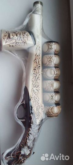 Подарочная бутылка ружье и стопки