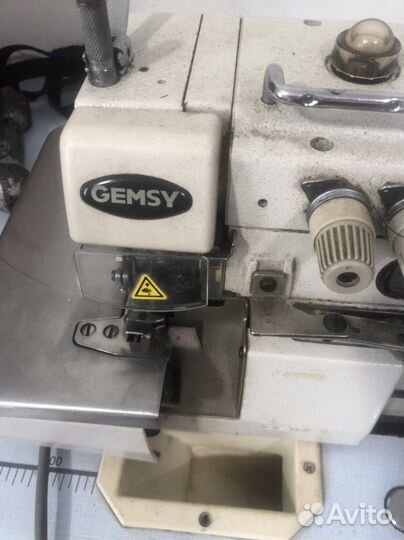 Оверлок краевка gemsy gem 737 f-15
