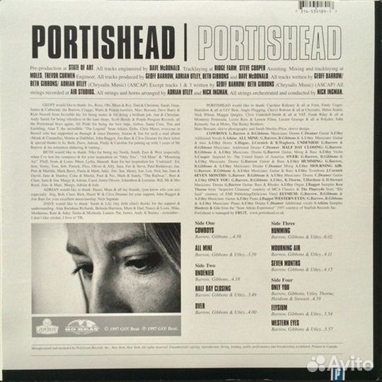 Portishead – Portishead (2LP)