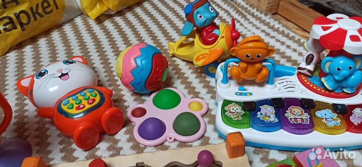 Большой пакет развивающих игрушек