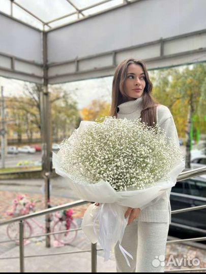 Букет из гипсофилы