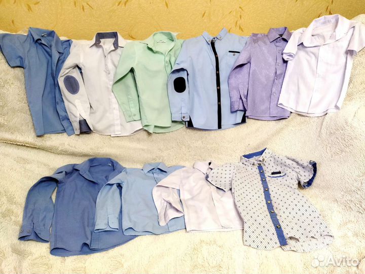 Рубашки в школу для мальчика 110, 116, 122, 128