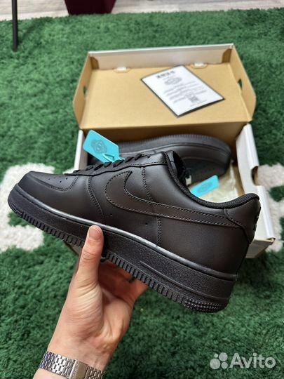 Nike Air Force 1 Low black(оригинал,на руках)