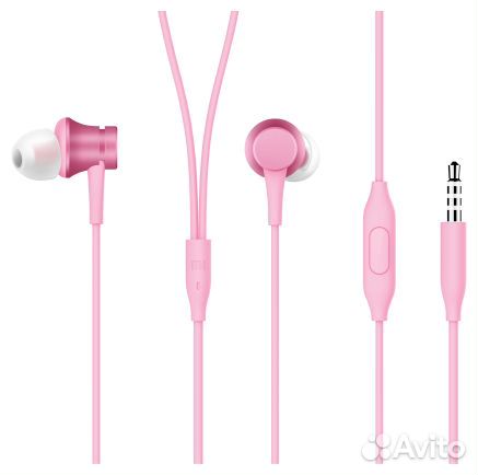 Наушники XiaoMi Mi in-Ear Headphones Basic, розовы