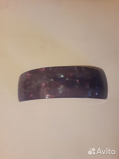 Заколка для волос, голубой перламутровый