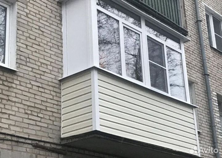 Остекление балконов и лоджий в рассрочку F7616