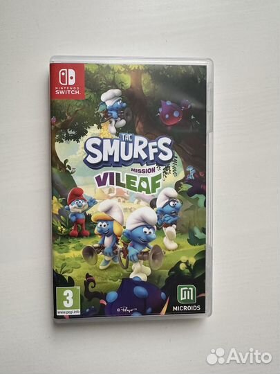 Смурф на nintendo switch